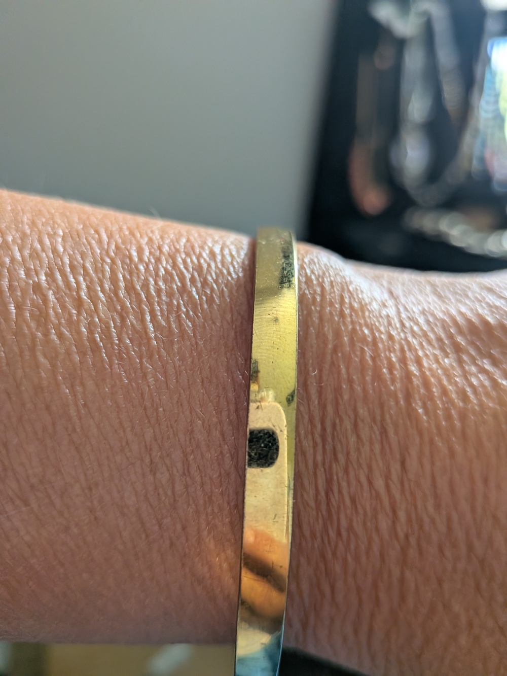kate spade Heart Of Gold  Slim Bangle Bracelet
